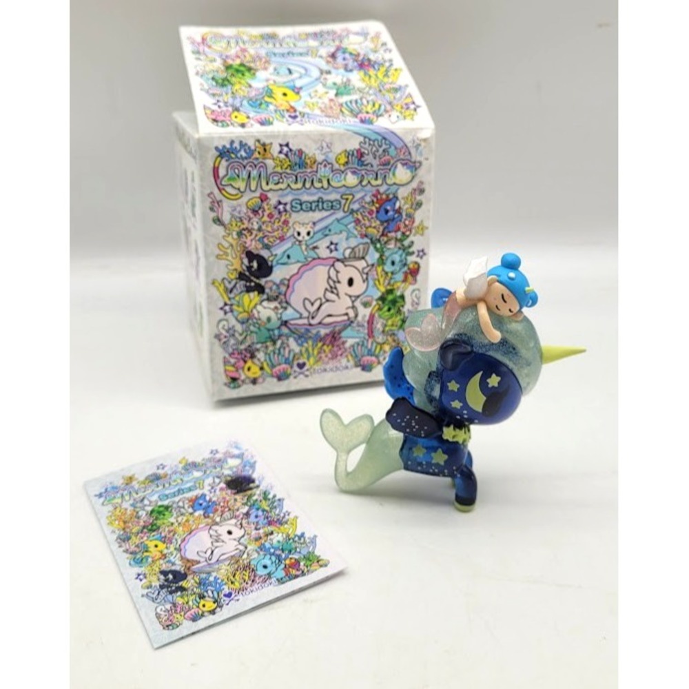 Tokidoki Mermicorno Series 7 Twilight Glow in Dark Figure with Box and Card